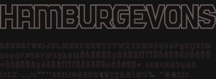 Download the free font Biochem Yearbook Regular